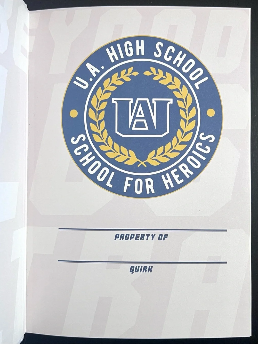 NEW! My Hero Academia U.A High Plus Ultra Anime Hardcover Journal Notebook